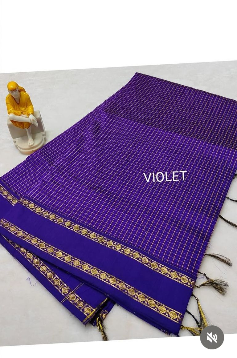 Soft Arani Saree\Violet