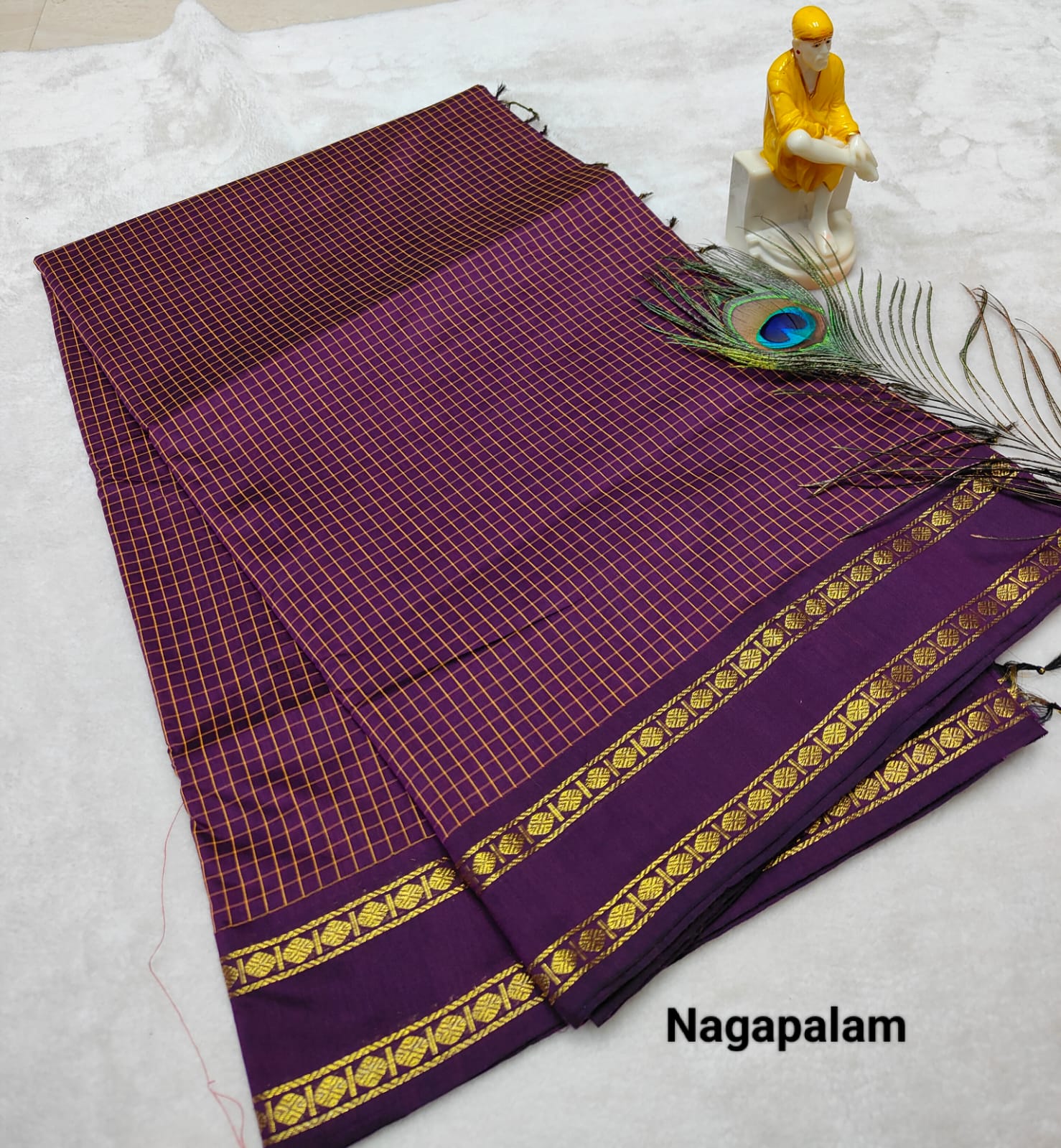 Soft Arani Saree\Dark Purple